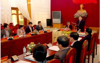 Tỉnh ủy Yên Bái làm việc với Liên minh Hợp tác xã Việt Nam