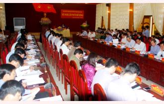 Hội nghị lần thứ 6 BCH Đảng bộ tỉnh khóa XVIII: Cho ý kiến vào các nội dung trình kỳ họp lần thứ 16 HĐND tỉnh khóa XVII