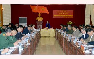 Hội nghị giao nhiệm vụ chuẩn bị diễn tập khu vực phòng thủ tỉnh Yên Bái năm 2017