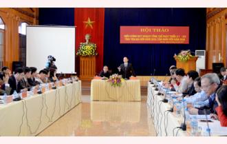 Hội thảo điều chỉnh Quy hoạch tổng thể phát triển kinh tế - xã hội tỉnh Yên Bái đến năm 2020, tầm nhìn đến năm 2030