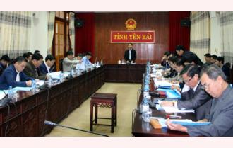 UBND tỉnh Yên Bái họp bàn Đề án nâng cấp đô thị thành phố Yên Bái và thị xã Nghĩa Lộ