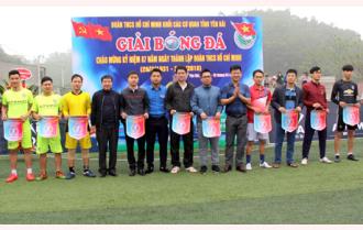 Giải bóng đá thanh niên 7 người Đoàn Khối các cơ quan tỉnh Yên Bái