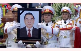 Cử hành trọng thể Lễ truy điệu và an táng nguyên Thủ tướng Phan Văn Khải
