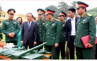 Phó Chủ tịch Thường trực UBND tỉnh Tạ Văn Long dự Lễ ra quân huấn luyện năm 2019
