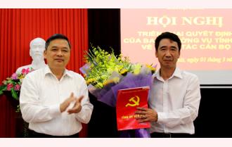 Đồng chí Nguyễn Văn Xa giữ chức Phó Trưởng ban Nội chính Tỉnh ủy Yên Bái