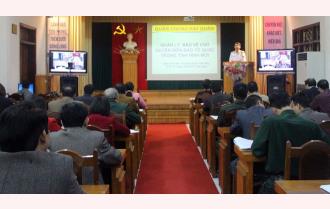 Yên Bái: Hội nghị trực tuyến báo cáo viên Tỉnh ủy tháng 3 chuyên đề biển, đảo