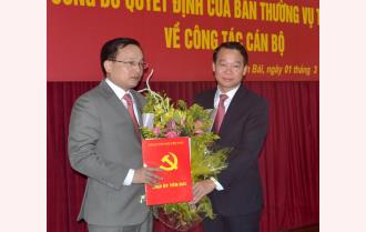 Đồng chí Đỗ Đức Minh giữ chức Phó Bí thư Thành ủy Yên Bái