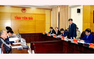 Chủ tịch UBND tỉnh Trần Huy Tuấn làm việc với Hiệp hội Sắn Việt Nam

