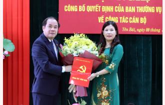 Phó Chủ tịch Ủy ban Mặt trận Tổ quốc tỉnh Nguyễn Thị Bích Nhiệm được bầu làm Chủ tịch Hội Liên hiệp phụ nữ tỉnh Yên Bái