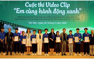Tỉnh đoàn Yên Bái: Trao giải hai cuộc thi video clip và vẽ tranh “Em cùng hành động xanh”