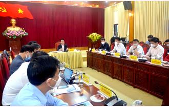 Thường trực Tỉnh ủy nghe báo cáo tiếp thu, giải trình về Đồ án quy hoạch xây dựng vùng huyện Mù Cang Chải









