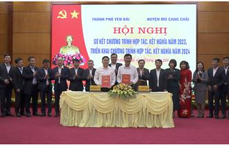 Thành phố Yên Bái và huyện Mù Cang Chải triển khai chương trình hợp tác kết nghĩa năm 2024