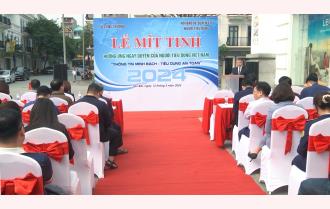 Yên Bái mít tinh hưởng ứng Ngày quyền của người tiêu dùng Việt Nam năm 2024