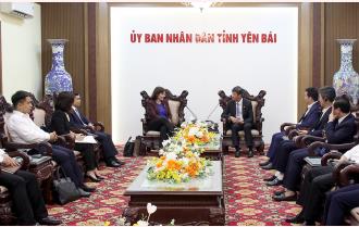 Lãnh đạo tỉnh Yên Bái tiếp Quyền Phó Đại sứ quán Úc tại Việt Nam