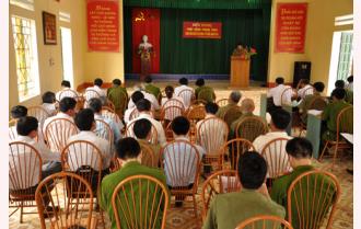 Tân Đồng: Triển khai kế hoạch đẩy mạnh phong trào Toàn dân bảo vệ an ninh Tổ quốc với xã giáp ranh