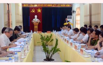 Bí thư Tỉnh ủy Phạm Duy Cường kiểm tra tình hình phát triển kinh tế - xã hội tại huyện Văn Chấn