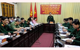 Tổng Tham mưu trưởng Quân đội nhân dân Việt Nam làm việc tại Yên Bái