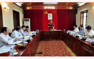 Hội nghị giao ban quý I khối các ban và cơ quan xây dựng Đảng tỉnh Yên Bái 