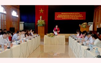 Đoàn giám sát của Hội đồng Dân tộc Quốc hội làm việc với tỉnh Yên Bái