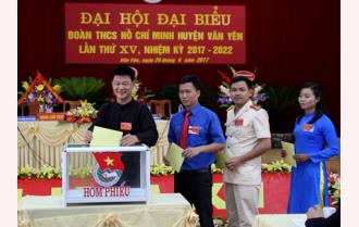 Đại hội đại biểu Đoàn Thanh niên Cộng sản Hồ Chí Minh huyện Văn Yên lần thứ XV, nhiệm kỳ 2017 - 2022