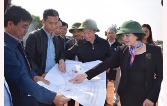 Bí thư Tỉnh ủy, Chủ tịch HĐND tỉnh Phạm Thị Thanh Trà kiểm tra tiến độ thi công một số công trình, dự án trọng điểm