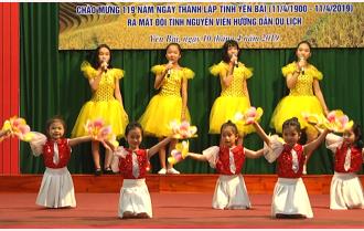 Trung tâm Hoạt động thanh thiếu nhi tỉnh Yên Bái giao lưu tuyên truyền ca khúc cách mạng