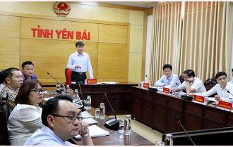 Chủ tịch UBND tỉnh Trần Huy Tuấn làm việc với các nhà đầu tư tháo gỡ khó khăn liên quan đến các dự án trên địa bàn