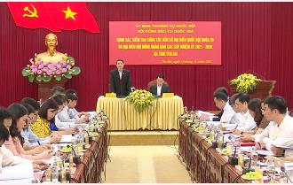 Phó Chủ tịch Quốc hội Nguyễn Đức Hải giám sát, kiểm tra công tác bầu cử tại Yên Bái




