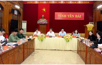 Yên Bái tham dự Hội nghị trực tuyến Chính phủ với các địa phương về tình hình kinh tế - xã hội