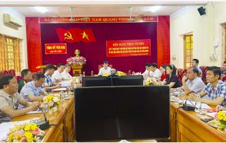 Yên Bái dự Hội nghị trực tuyến lấy ý kiến góp ý đối với dự thảo Chỉ thị của Bộ Chính trị về đại hội đảng bộ các cấp