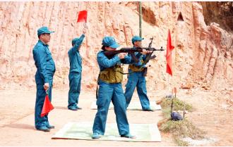 Trấn Yên nâng cao chất lượng huấn luyện điểm dân quân tự vệ 