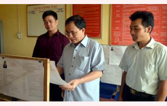Bí thư Tỉnh ủy Phạm Duy Cường kiểm tra công tác chuẩn bị bầu cử và xây dựng nông thôn mới tại xã Văn Lãng

