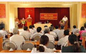 Đoàn Đại biểu Quốc hội khóa XIV tỉnh Yên Bái tiếp xúc cử tri huyện Văn Yên
