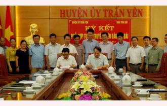 Huyện Trấn Yên ký kết phối hợp tuyên truyền trên Báo Yên Bái