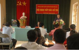 Đoàn đại biểu Quốc hội tỉnh tiếp xúc cử tri xã Sùng Đô, huyện Văn Chấn
