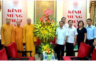 Tỉnh Yên Bái chúc mừng Hội đồng Trị sự Giáo hội Phật giáo Việt Nam nhân Đại lễ Phật đản

