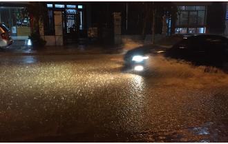 Yên Bái: Mưa lớn gây ngập úng cục bộ một số tuyến đường