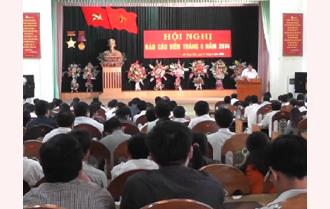 Huyện Mù Cang Chải tổ chức Hội nghị báo cáo viên tháng 6 năm 2014