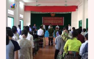 Tòa án nhân dân huyện Văn Chấn xét xử lưu động 7 vụ án hình sự tại xã Cát Thịnh