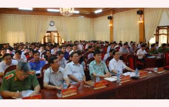 Hội nghị học tập, nghiên cứu lý luận xây dựng hoạt động tác chiến khu vực phòng thủ tỉnh Yên Bái năm 2016
