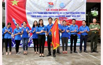 Thành đoàn Yên Bái khởi động Chiến dịch Thanh niên tình nguyện hè 2017
