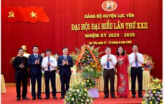 Khai mạc Đại hội đại biểu Đảng bộ huyện Lục Yên lần thứ XXII, nhiệm kỳ 2020 - 2025

