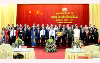 Đại hội Đại biểu Đảng bộ huyện Lục Yên lần thứ XXII thành công tốt đẹp



