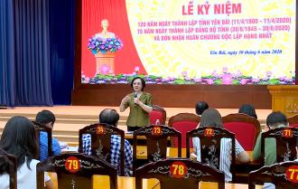 Tổng duyệt chương trình Lễ kỷ niệm 120 năm Ngày thành lập tỉnh và 75 năm Ngày thành lập Đảng bộ tỉnh Yên Bái

