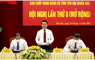Bế mạc Hội nghị Ban Chấp hành Đảng bộ tỉnh Yên Bái lần thứ 8 (mở rộng)
