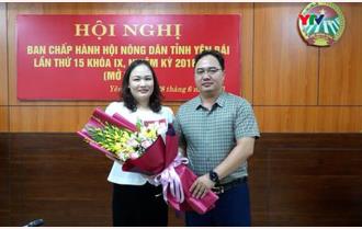 Đồng chí Nguyễn Thị Phương Đông được bầu giữ chức Phó Chủ tịch Hội Nông dân tỉnh Yên Bái khóa IX