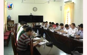 Thị xã Nghĩa Lộ và huyện Văn Yên họp triển khai các phương án đối phó với cơn bão Rammasun