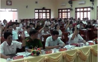 Kỳ họp thứ 2 - HĐND huyện Văn Yên khoá XVII thông qua 3 nghị quyết
