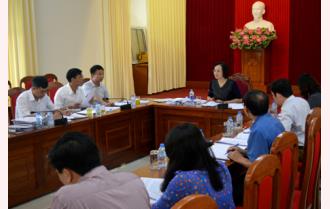 Thường trực HĐND tỉnh xem xét công tác chuẩn bị Kỳ họp thứ 6 - HĐND tỉnh Yên Bái khóa XVIII