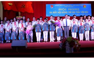 Ra mắt Hội đồng Trẻ em tỉnh Yên Bái